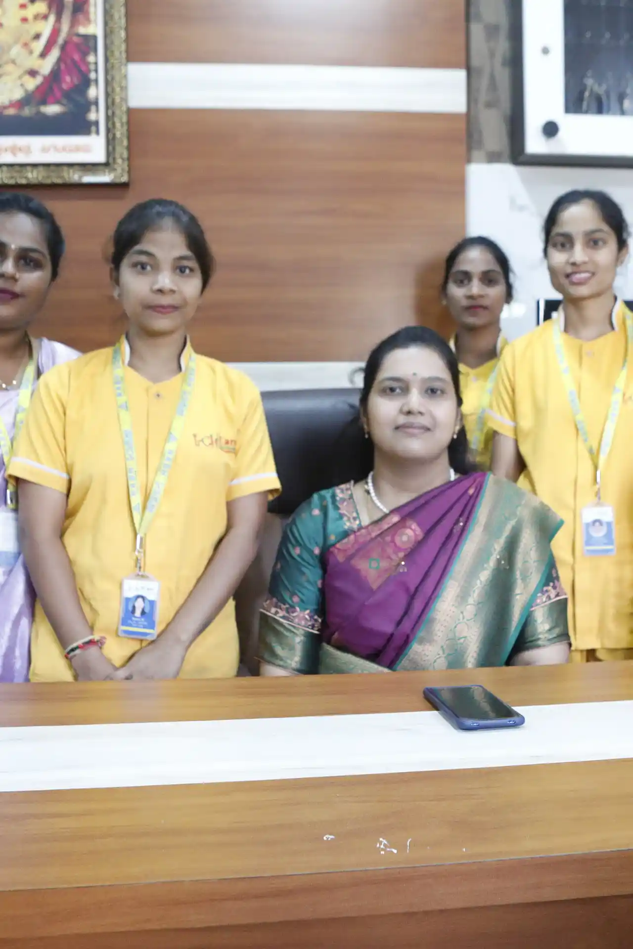 I Care Children's Hospital reception and care team in Hospet